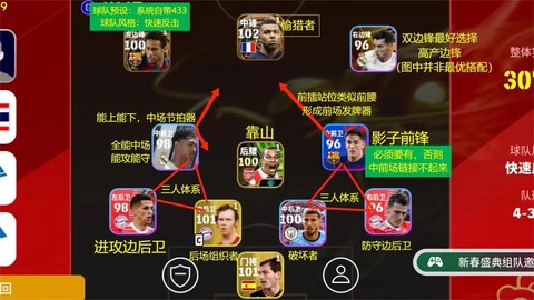 实况足球433怎么推进[图1]